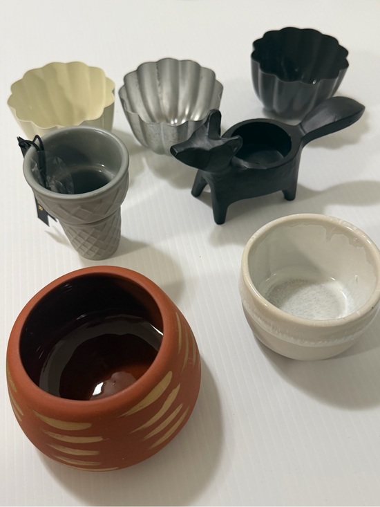 Floor 9 Other - Assorted Decorative Candle & Planter Set – Multicolor perfect for succulents!!